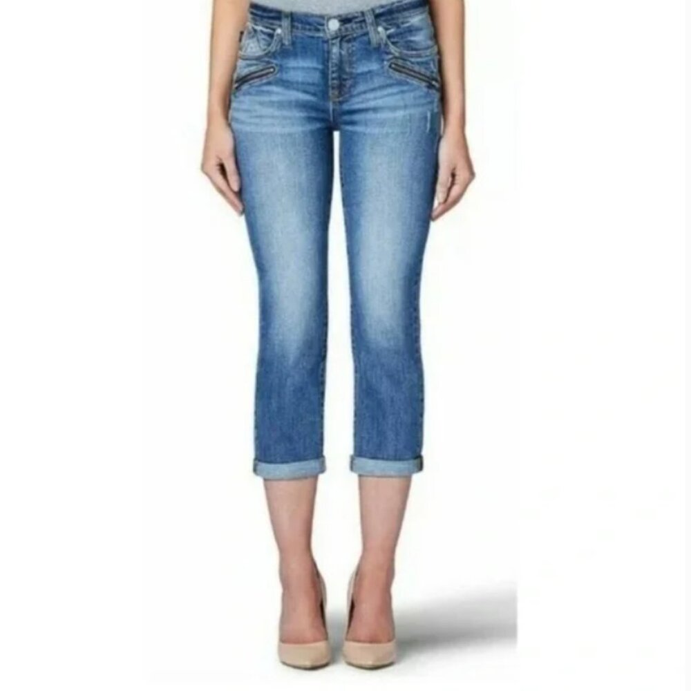 Rock & Republic Kendall Distressed Capri Jeans Size:‎ 6